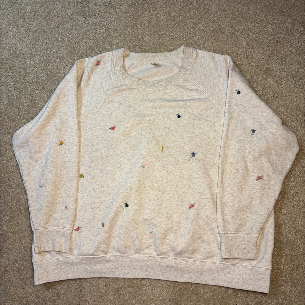 Old Navy Cream Sweatshirt